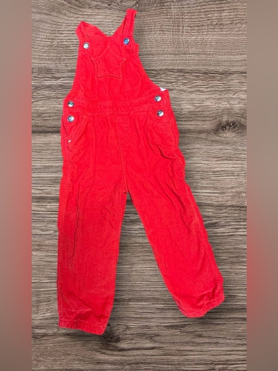 Mini Boden Other - Baby Boden red corduroy overalls SZ 2-3 years